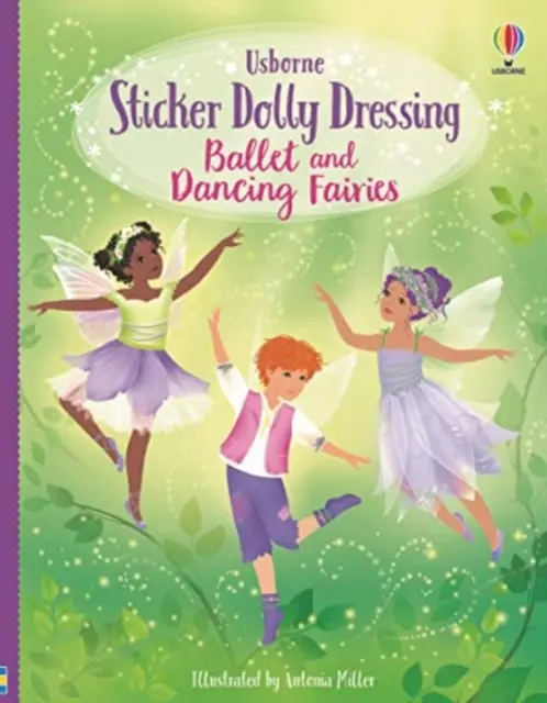 Samolepka Dolly Obliekanie Balet a tancujúce víly - Sticker Dolly Dressing Ballet and Dancing Fairies