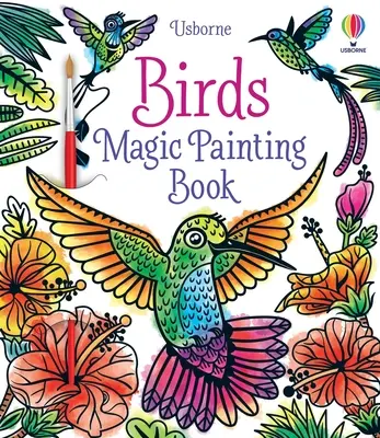 Vtáky Magická kniha maľovania - Birds Magic Painting Book
