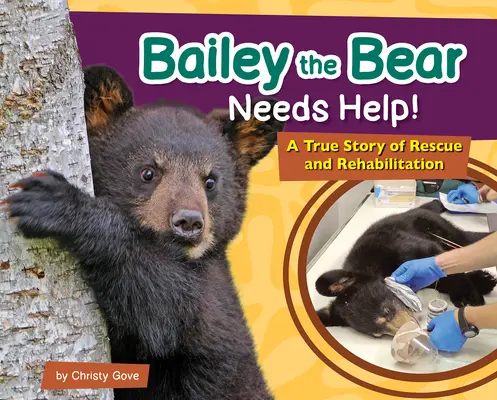 Medvedík Bailey potrebuje pomoc!: Skutočný príbeh o záchrane a rehabilitácii - Bailey the Bear Needs Help!: A True Story of Rescue and Rehabilitation