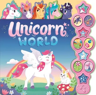 Svet jednorožcov: Interaktívna detská zvuková kniha s 10 tlačidlami - Unicorn World: Interactive Children's Sound Book with 10 Buttons