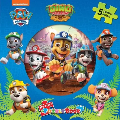 Tlapková patrola Dino Rescue Moja prvá puzzle kniha - Paw Patrol Dino Rescue My First Puzzle Book