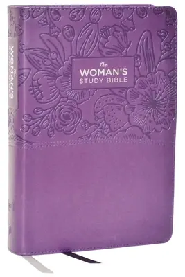 Kjv, The Woman's Study Bible, Purple Leathersoft, Red Letter, Full-Color Edition, Comfort Print (na palec): Prijímanie Božej pravdy pre rovnováhu, nádej a premenu - Kjv, the Woman's Study Bible, Purple Leathersoft, Red Letter, Full-Color Edition, Comfort Print: Receiving God's Truth for Balance, Hope, and Transfor