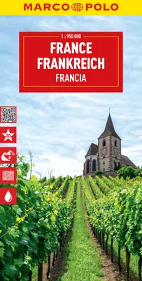 Francúzsko Marco Polo mapa - France Marco Polo Map
