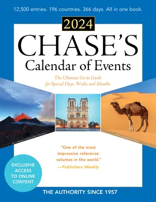Chase's Calendar of Events 2024: Kalendár podujatí na rok 2024: Kalendár 2024: Najdôležitejší sprievodca špeciálnymi dňami, týždňami a mesiacmi - Chase's Calendar of Events 2024: The Ultimate Go-To Guide for Special Days, Weeks and Months