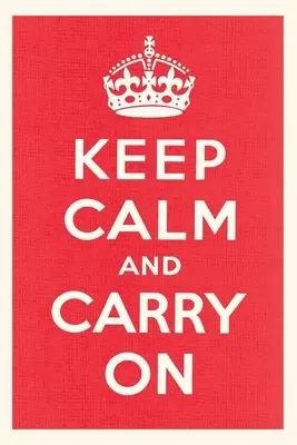 Vintage Journal Zachovajte pokoj a pokračujte - Vintage Journal Keep Calm and Carry On