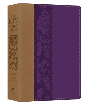 Študijná Biblia KJV - veľká tlač [fialový kvietok] - The KJV Study Bible - Large Print [violet Floret]