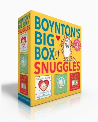 Boynton's Big Box of Snuggles (Boxed Set): Šteniatko na maznanie!; Kniha o pupku!; Tvoj nos! - Boynton's Big Box of Snuggles (Boxed Set): Snuggle Puppy!; Belly Button Book!; Your Nose!