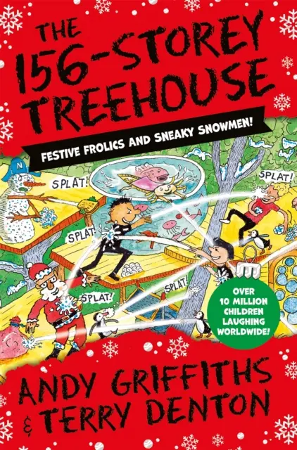 156-poschodový domček na strome - Sviatočné šibalstvá a zákerní snehuliaci! - 156-Storey Treehouse - Festive Frolics and Sneaky Snowmen!