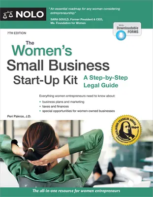 Súprava na začatie malého podnikania pre ženy: Právny sprievodca krok za krokom - The Women's Small Business Start-Up Kit: A Step-By-Step Legal Guide
