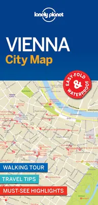 Lonely Planet Viedeň Mapa mesta 1 - Lonely Planet Vienna City Map 1