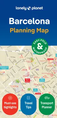 Lonely Planet Mapa mesta Barcelona 2 - Lonely Planet Barcelona City Map 2