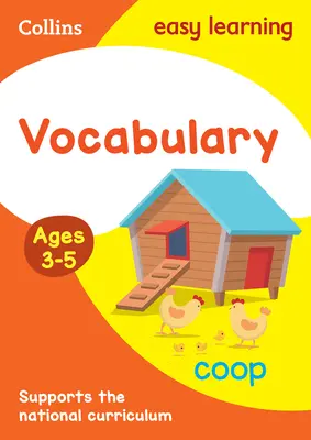 Collins Easy Learning Preschool - Kniha aktivít so slovnou zásobou vo veku 3-5 rokov - Collins Easy Learning Preschool - Vocabulary Activity Book Ages 3-5