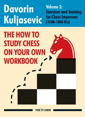 Pracovný zošit Ako študovať šach samostatne: Cvičenia a tréningy pre šachových zlepšovateľov (1500 - 1800 Elo) - The How to Study Chess on Your Own Workbook: Exercises and Training for Chess Improvers (1500 - 1800 Elo)