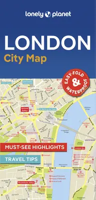 Lonely Planet Londýn Mapa mesta 2 - Lonely Planet London City Map 2