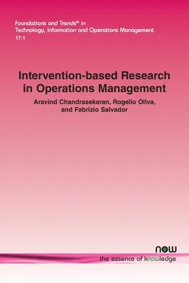 Výskum založený na intervenciách v prevádzkovom manažmente - Intervention-based Research in Operations Management