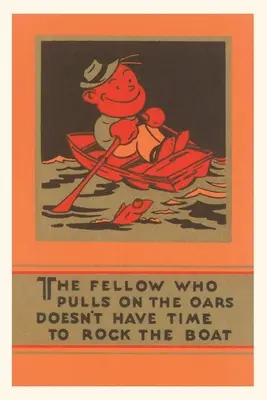 Vintage Journal Kolega, ktorý ťahá veslá - Vintage Journal The Fellow who Pulls the Oars