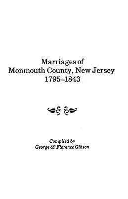 Manželstvá okresu Monmouth, New Jersey, 1795-1843 - Marriages of Monmouth County, New Jersey, 1795-1843