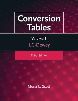 Prevodné tabuľky: LC-Dewey: Tabuľky pre motocykle: prvý diel, LC-Dewey - Conversion Tables: Volume One, LC-Dewey