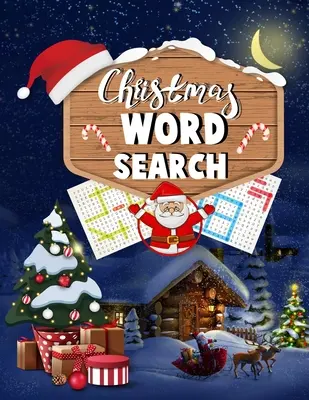 Vianočné hľadanie slov: Jednoduchá veľká tlačená kniha s hádankami pre dospelých, deti a všetkých na 25 dní Vianoc. - Christmas word search.: Easy Large Print Puzzle Book for Adults, Kids & Everyone for the 25 Days of Christmas.