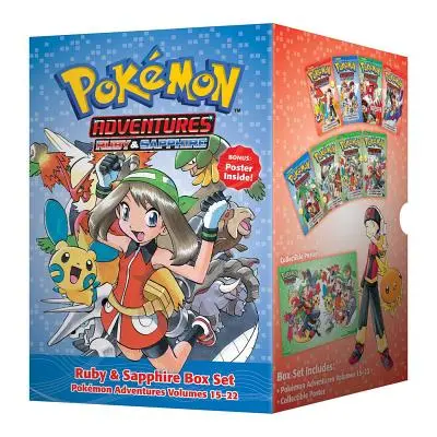 Pokmon Adventures Ruby & Sapphire Box Set: Obsahuje diely 15-22 - Pokmon Adventures Ruby & Sapphire Box Set: Includes Volumes 15-22