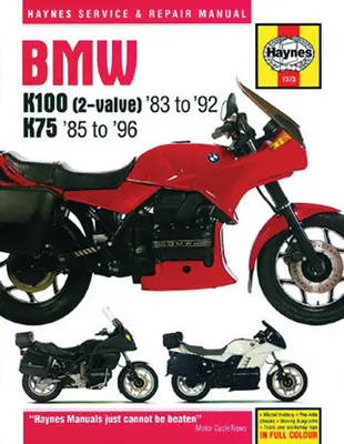 BMW K100 A 75 - BMW K100 & 75