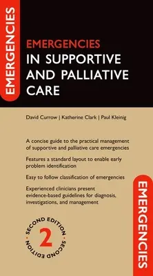 Núdzové situácie v podpornej a paliatívnej starostlivosti - Emergencies in Supportive and Palliative Care