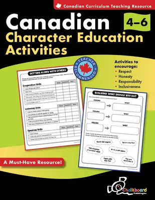 Kanadské aktivity na výchovu k charakteru 4. - 6. ročník - Canadian Character Education Activities Grades 4-6