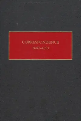 Korešpondencia, 1647-1653 - Correspondence, 1647-1653