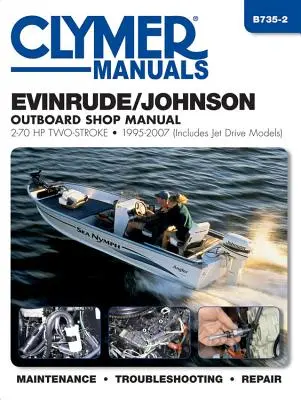 Clymer Evinrude/Johnson 2-70 Hp, 2-taktný závesný motor - 1995-2007 - Clymer Evinrude/Johnson 2-70 Hp, 2-Stroke Outboard - 1995-2007