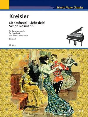Liebesfreud * Liebeslied * Schon Rosmarin: Klavírne duo - Liebesfreud * Liebeslied * Schon Rosmarin: Piano Duet