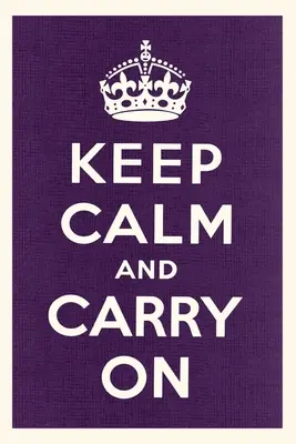 Vintage Journal Zachovaj pokoj a pokračuj - Vintage Journal Keep Calm and Carry On