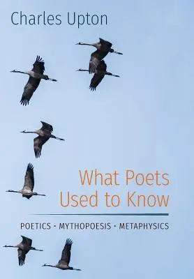 Čo vedeli básnici: Poetika - Mýtopoéza - Metafyzika - What Poets Used to Know: Poetics - Mythopoesis - Metaphysics