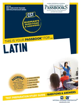 Latinčina (Cst-19): Študijná príručka k zošitom zväzok 19 - Latin (Cst-19): Passbooks Study Guide Volume 19