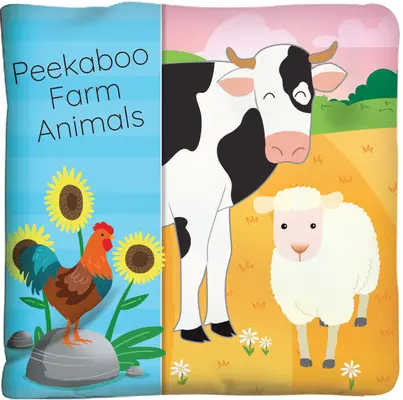 Peekaboo Farm Animals: Látková knižka so zvlneným obalom! - Peekaboo Farm Animals: Cloth Book with a Crinkly Cover!