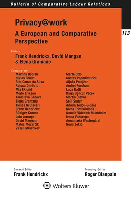 Privacy@work: Európska a porovnávacia perspektíva - Privacy@work: A European and Comparative Perspective