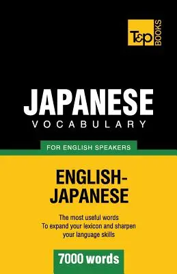 Japonská slovná zásoba pre anglicky hovoriacich - 7000 slov - Japanese vocabulary for English speakers - 7000 words