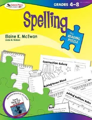 Čítanka: Hláskovanie, 4.-8. ročník - The Reading Puzzle: Spelling, Grades 4-8
