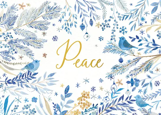 Zimná pieseň Luxusné prázdninové pohľadnice v krabičke - Winter's Song Deluxe Boxed Holiday Cards