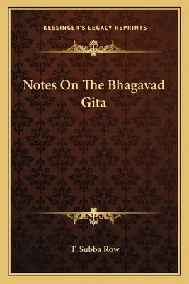 Poznámky k Bhagavadgíte - Notes on the Bhagavad Gita