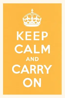 Vintage Journal Zachovajte pokoj a pokračujte - Vintage Journal Keep Calm and Carry On