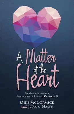 Srdcová záležitosť: Lebo kde je tvoj poklad, tam bude aj tvoje srdce. Matúš 6: 21 - A Matter of the Heart: For where your treasure is, there your heart will be also. Matthew 6: 21