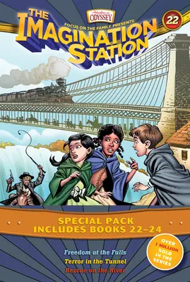 Imagination Station Books 3-Pack: Sloboda pri vodopádoch / Hrôza v tuneli / Záchrana na rieke - Imagination Station Books 3-Pack: Freedom at the Falls / Terror in the Tunnel / Rescue on the River