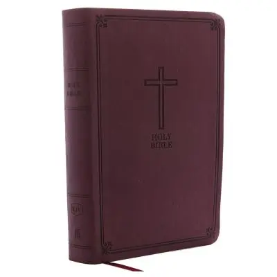 KJV, referenčná Biblia, osobná veľkosť Giant Print, imitácia kože, bordová farba, indexované vydanie, červené písmená - KJV, Reference Bible, Personal Size Giant Print, Imitation Leather, Burgundy, Indexed, Red Letter Edition