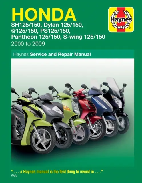 Skútre Honda 125 (SH, SES, NES, PES a FES 125) (00 - 09) - Honda 125 Scooters (SH, SES, NES, PES & FES 125) (00 - 09)