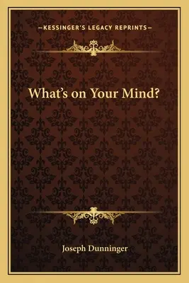 Čo máš na mysli? - What's on Your Mind?