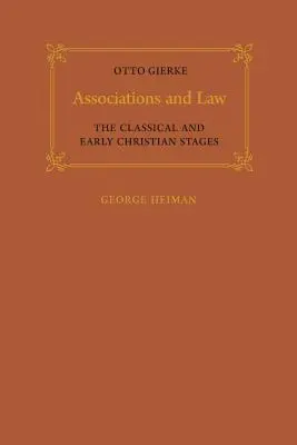Združenia a právo: Klasické a ranokresťanské štádium - Associations and Law: The Classical and Early Christian Stages