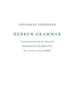 Hebrejská gramatika - Hebrew Grammar