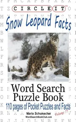 Zakrúžkujte to, fakty o leopardovi snežnom, hľadanie slov, puzzle kniha - Circle It, Snow Leopard Facts, Word Search, Puzzle Book