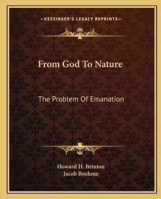 Od Boha k prírode: Problém emanácie - From God To Nature: The Problem Of Emanation