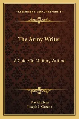 Armádny spisovateľ: A Guide To Military Writing - The Army Writer: A Guide To Military Writing